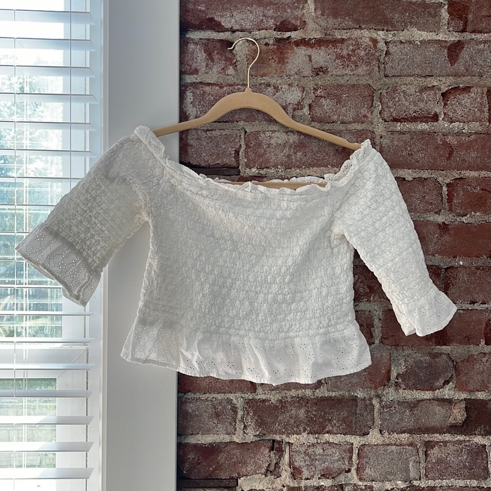 White American eagle shirt
